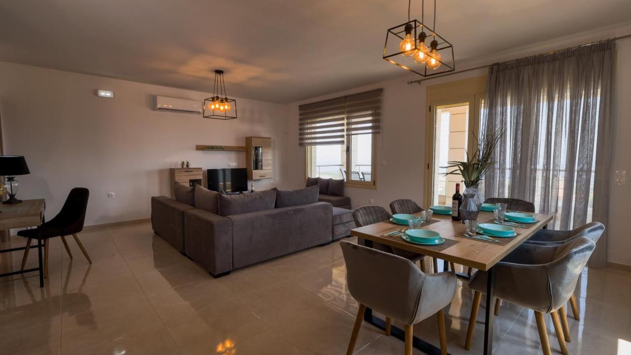 شقة Azur Horizon Oceanview House Kokkini Hani المظهر الخارجي الصورة