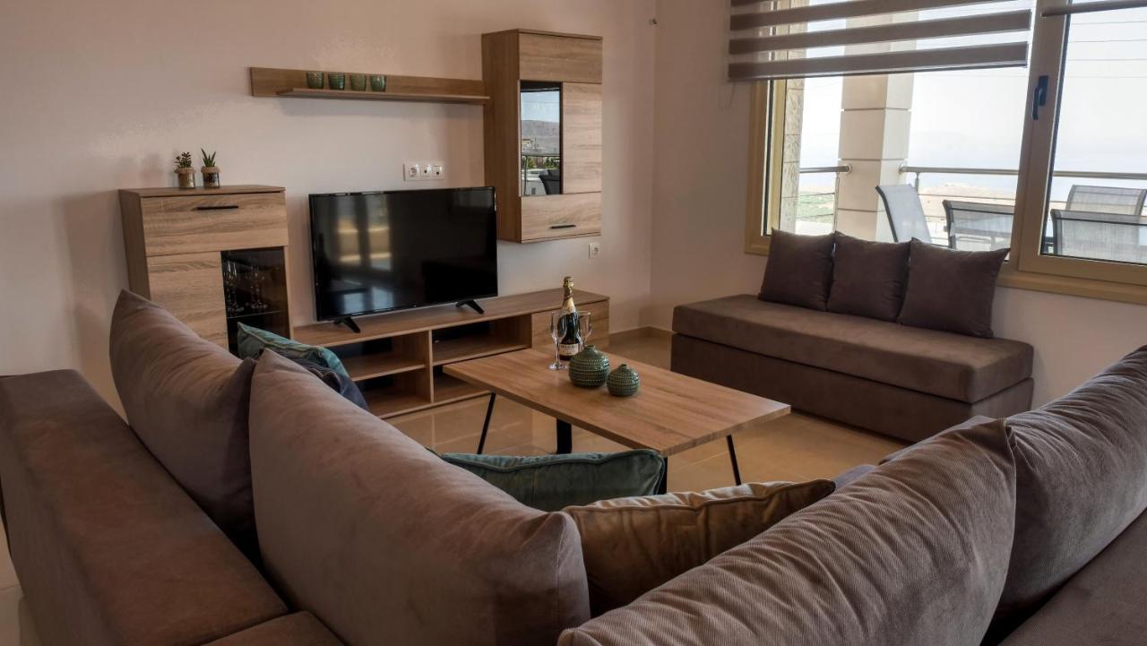 شقة Azur Horizon Oceanview House Kokkini Hani المظهر الخارجي الصورة