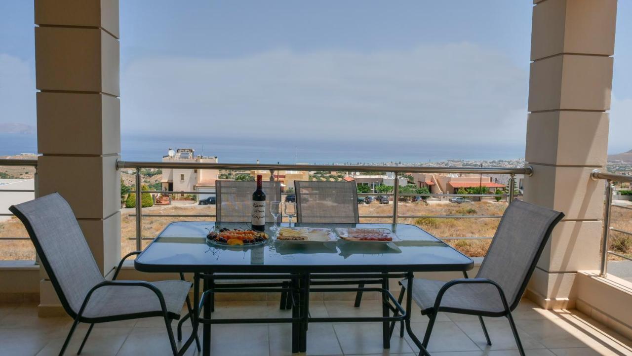 شقة Azur Horizon Oceanview House Kokkini Hani المظهر الخارجي الصورة